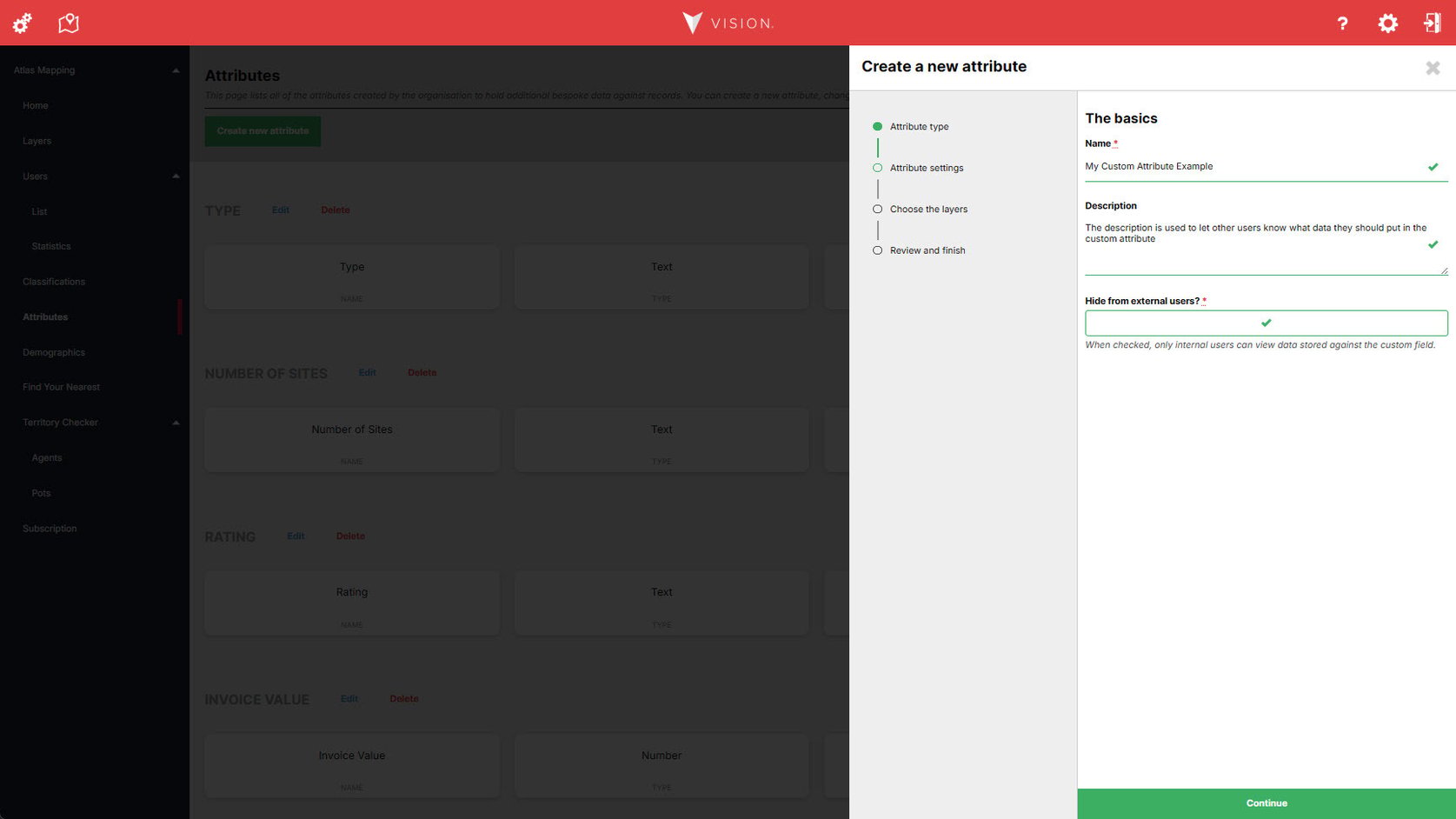 Create a new Custom Attribute