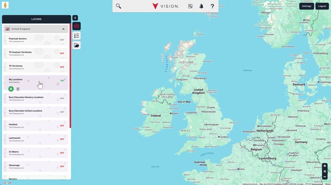 Creating first location 1