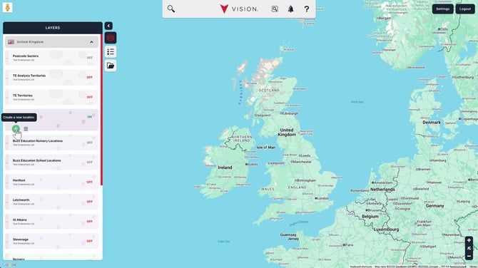 Creating first location 2