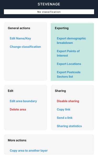 Export Data From Area Image 3